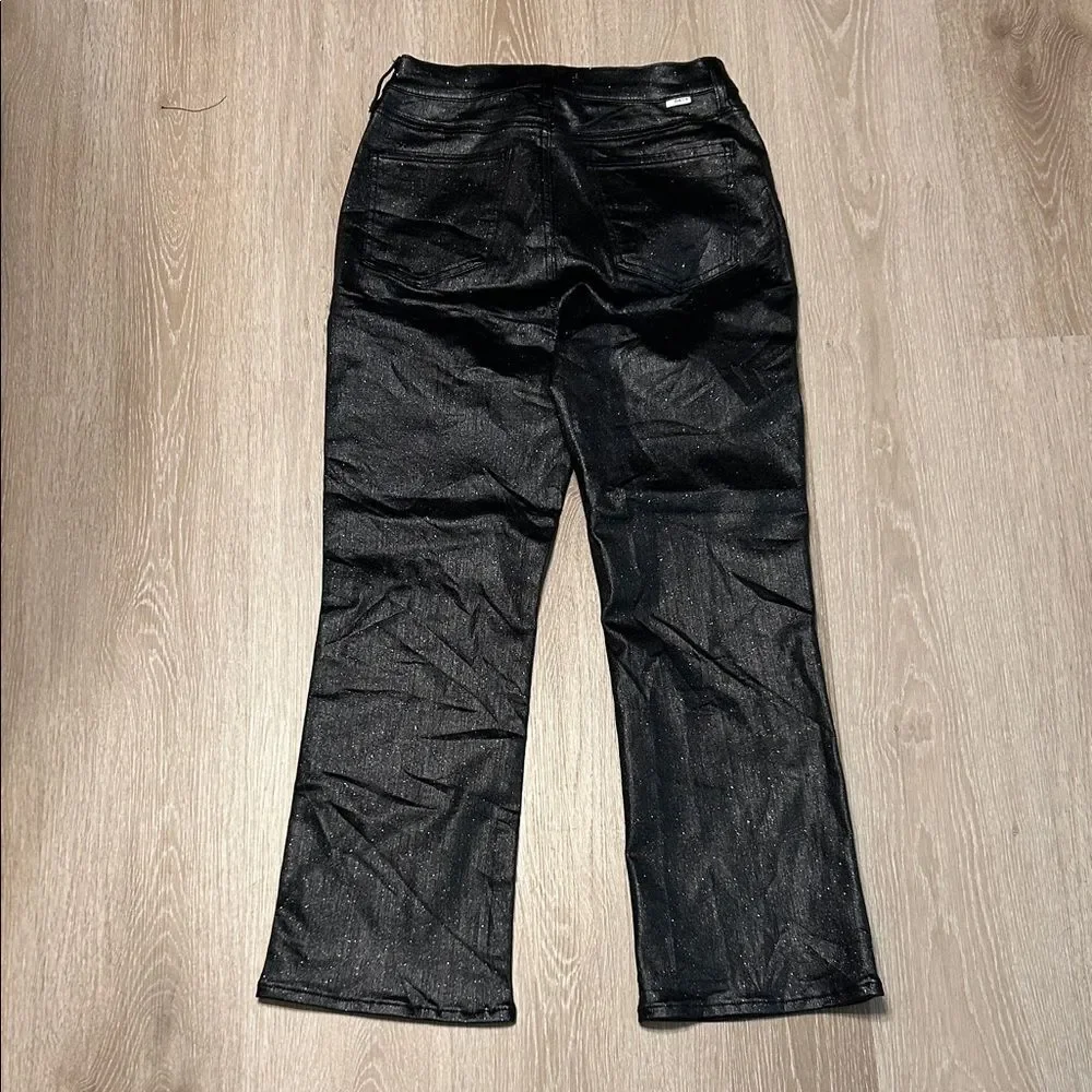 DAZE Shygirl High Rise Cropped Flare Jeans STAR SIGN sz 29